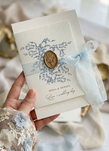 کارت عروسی سفید لوکس