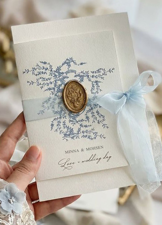 کارت عروسی مهر و موم دار