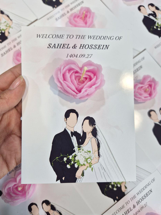 خرید کارت ولکام و گیفت شمع